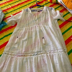 White aummer dress